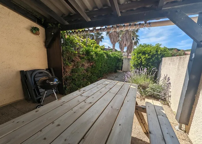 Maison De Vacances Avec Jardin, 650M De La Mer, Wifi,Clim